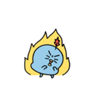 あお-ちゃんとり（個別スタンプ：2）