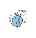 あお-ちゃんとり（個別スタンプ：5）