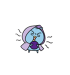 あお-ちゃんとり（個別スタンプ：10）