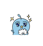 あお-ちゃんとり（個別スタンプ：23）