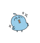 あお-ちゃんとり（個別スタンプ：24）