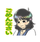 商用利用可キャラクター派遣KITSUNEBI（個別スタンプ：7）