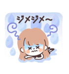 モノトーンLongちゃん・梅雨（個別スタンプ：27）