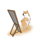 柴犬の日常スタンプ Shibainu life stamp（個別スタンプ：23）