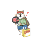 柴犬の日常スタンプ Shibainu life stamp（個別スタンプ：24）