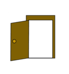 好きなスタンプと組み合わせアレンジ/ドア（個別スタンプ：13）