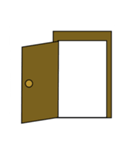好きなスタンプと組み合わせアレンジ/ドア（個別スタンプ：17）