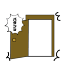 好きなスタンプと組み合わせアレンジ/ドア（個別スタンプ：18）