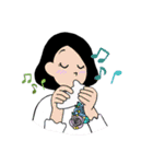 オカリナ奏者（個別スタンプ：1）