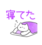 紫推しねこ(報告)（個別スタンプ：39）