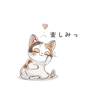 猫のスタンプ（夏ver.）（個別スタンプ：8）