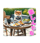 柴犬さんの夏休み（個別スタンプ：37）