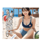 夏だ！海だ！スイカだ！お姉さんだ！（個別スタンプ：11）