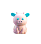 3D_animals（個別スタンプ：33）