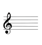 音楽のお勉強をしましょう！（個別スタンプ：1）