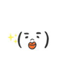 顔文字リアクションスタンプ②（個別スタンプ：8）