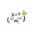 顔文字リアクションスタンプ②（個別スタンプ：12）