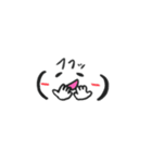 顔文字リアクションスタンプ②（個別スタンプ：14）