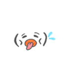 顔文字リアクションスタンプ②（個別スタンプ：23）