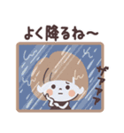 モノトーンmushちゃん・梅雨（個別スタンプ：25）