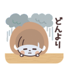 モノトーンmushちゃん・梅雨（個別スタンプ：34）