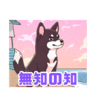 黒柴くんの毎日使える！日常スタンプ（個別スタンプ：25）