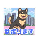 黒柴くんの毎日使える！日常スタンプ（個別スタンプ：32）