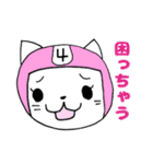 ヘルメットねこ（個別スタンプ：19）