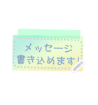 書き込める♥クリア♡半透明ポストイット（個別スタンプ：10）