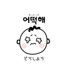 韓国人が毎日使う韓国語スタンプ（個別スタンプ：2）