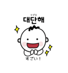 韓国人が毎日使う韓国語スタンプ（個別スタンプ：13）