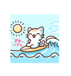 猫のゆるかわスタンプ夏バージョン（個別スタンプ：8）