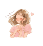 大人ときめく女子イラスト♡【日常使い】（個別スタンプ：1）