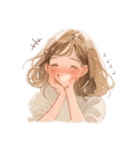大人ときめく女子イラスト♡【日常使い】（個別スタンプ：21）