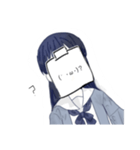 とってもカオスな女子（個別スタンプ：2）
