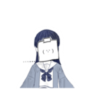 とってもカオスな女子（個別スタンプ：4）