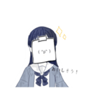 とってもカオスな女子（個別スタンプ：5）
