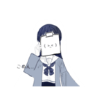 とってもカオスな女子（個別スタンプ：9）