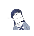 とってもカオスな女子（個別スタンプ：28）