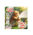 THE CAT He is gardener.（個別スタンプ：13）