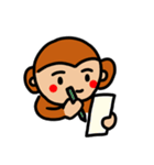 おさるのもゆちゃん4（個別スタンプ：32）
