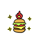 Burning Hamburger.（個別スタンプ：13）