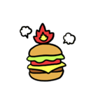 Burning Hamburger.（個別スタンプ：32）