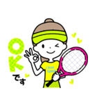 テニスガール♡I love tennis（個別スタンプ：1）