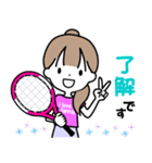 テニスガール♡I love tennis（個別スタンプ：2）