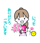 テニスガール♡I love tennis（個別スタンプ：3）