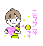 テニスガール♡I love tennis（個別スタンプ：7）