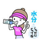 テニスガール♡I love tennis（個別スタンプ：12）