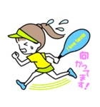 テニスガール♡I love tennis（個別スタンプ：16）