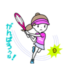 テニスガール♡I love tennis（個別スタンプ：21）